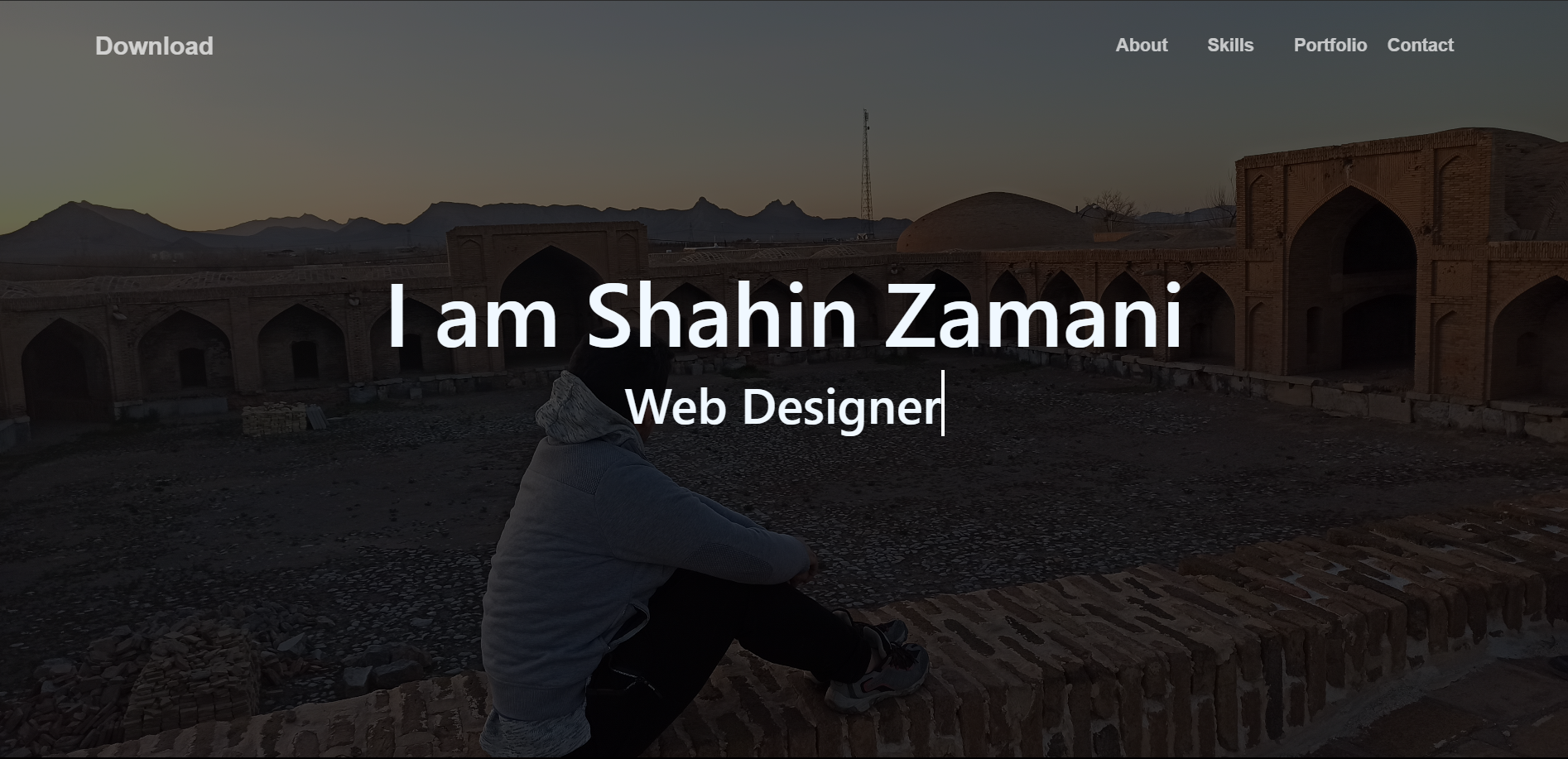 وب سایت شخصی شاهین زمانی